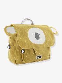 Mochila quadrada Satchel animal, da TRIXIE amarelo escuro liso com motivo