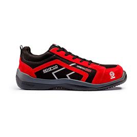 Calçado de Segurança Sparco Urban EVO 07518 Preto/Vermelho - 46