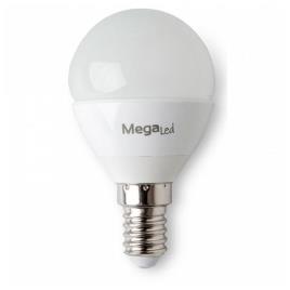 Lâmpada LED esférica MegaLed GIG14E-P45 4,5W E14 2700K 380 lm Luz quente