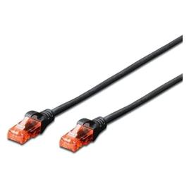 Cabo de rede rígido UTP Categoria 6 Ewent EW-6U 1000 Mbit/s Preto - 1 m