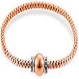Bracelete Feminino Gooix 914-01154 Ouro Rosa Prata Zircónio (19 Cm)