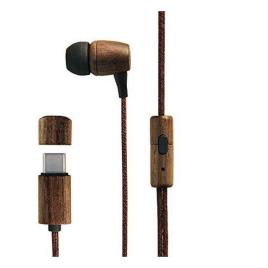 Auriculares com microfone Energy Sistem Eco Wood USB-C - Castanho