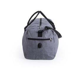 Mala de Viagem com USB e Correia a Tiracolo (50 x 30 x 28,5 cm) 146043 - Cinzento