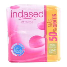 Pensos Higiénicos para Incontinência Dermoseda Mini Indasec - 30 Unidades