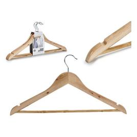  - Conjunto de Cabides Madeira Natural (3 Peças) (3,5 x 23,5 x 45 cm)