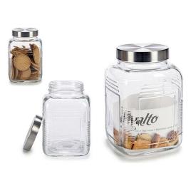 Boião de Vidro  (2000 ml) (2L) (13 x 19 x 13 cm) (13 x 18,5 x 13 cm)
