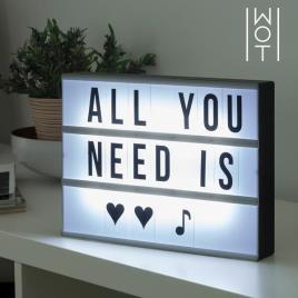 Painel LED Retroiluminado Wagon Trend (30 x 22 cm)