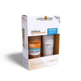 Coffret Solar Anthelios SPF50 & Lipikar La Roche Posay