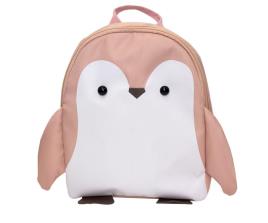 Mochila Infantil Miyu Pink Penguin Personalizável