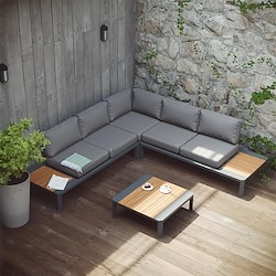 Conjunto de jardim relax NATERIAL BALI TECA