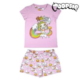 Pijama de Verão Poopsie Cor de rosa - 5 anos