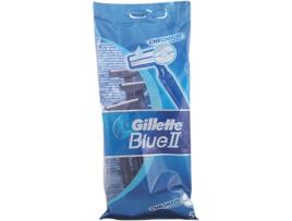 Lâminas de Barbear GILLETTE Blue II Chromium Coating 5 Unidades