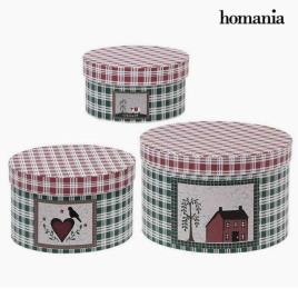 Caixa Decorativa Homania (3 uds) Cartão