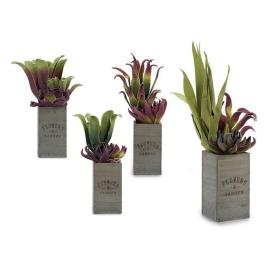 Planta Decorativa Plástico Madeira Castanho (10 x 50 x 10 cm)