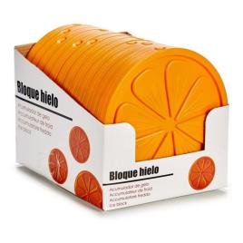 Acumulador de Frio Laranja Plástico (17,5 x 1,5 x 17,5 cm)