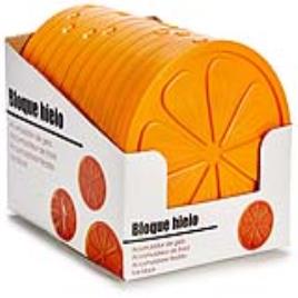 Acumulador de Frio Laranja Plástico (17,5 x 1,5 x 17,5 cm)
