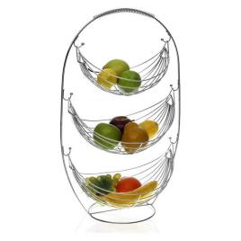 Fruteira Aço Metal (27 x 59 x 36 cm)