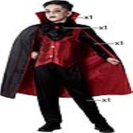 Fantasia para Crianças Vampiro - 7-9 Anos