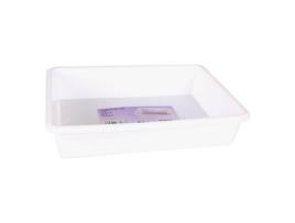 Balde 3 L Retangular Branca 30,3 x 6 x 23 cm