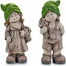 Gnomos de jardim Resina