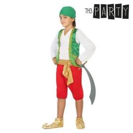 Fantasia para Crianças Pirata árabe Verde (4 Pcs) - 7-9 Anos