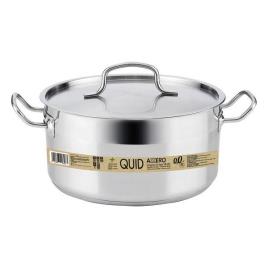 Caçarola com Tampa Quid Azzero Aço inoxidável - 24 cm
