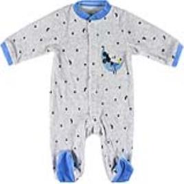 Babygrow de Manga Comprida para Bebé Mickey Mouse 74611 Cinzento Azul - 9 Meses