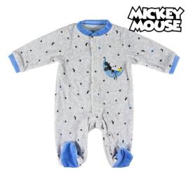 Babygrow de Manga Comprida para Bebé Mickey Mouse 74611 Cinzento Azul - 9 Meses