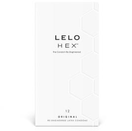 LELO HEX PRESERVATIVE BOX 12 UNIDADES
