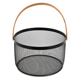 Fruteira Metal/Vime (25 x 30 x 25 cm)