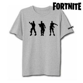 Camisola de Manga Curta Unissexo Fortnite 75062 Cinzento - L