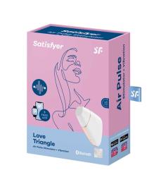 Estimulador de Clitóris Love Triangle Air Pulse Branco