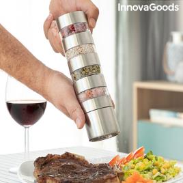 Moinho de Especiarias 4 em 1 Millmix InnovaGoods