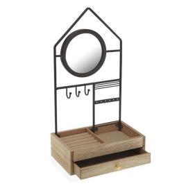 Organizador de Pendurar com Cabide para Jóias e Acessórios Metal