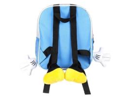 Mochila Infantil 3D  Azul Cinzento