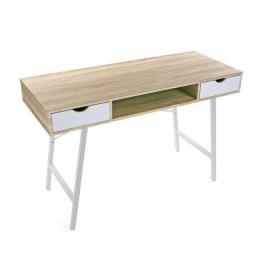 Secretária PVC Aço Madeira MDF (48 x 76 x 120 cm)