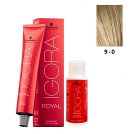 Schwarzkopf Igora Royal 9-0 Louro Extra Claro 60ml + Oxidante 20V