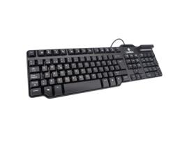 Teclado com Leitor  COO-TEC02DNI Preto