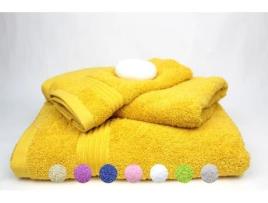Toalha AG-TÊXTIL (Amarelo - Algodão - 50x100 cm)