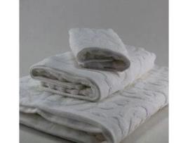 Toalha AG-TÊXTIL (Branco - Algodão - 100x150 cm)