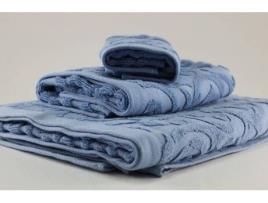 Toalha AG-TÊXTIL (Azul - Algodão - 50x100 cm)