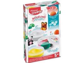 Plasticina MAPED CREATIV Caixa Recarga Pasta Modelar X3