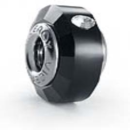 Miçangas Femininas Viceroy Vmm0132-05 Preto (1 Cm)