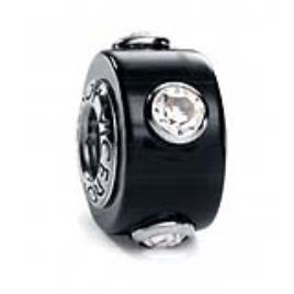 Miçangas Femininas Viceroy Vmm0048-05 Preto (1 Cm)