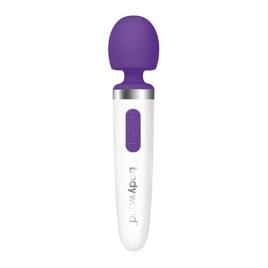 Massajador Varinha Mágica Aqua Mini Recarregável Roxo Bodywand 1927