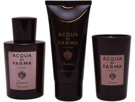 Coffret ACQUA DI PARMA Colonia Colonia Eau Quercia Concentrado Spray 100 ml + Shower Gel 75 ml + Vela 65 g