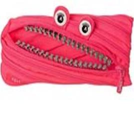 Bolsa Escolar Nikidom Grillz Monster Puch Clip Strip - Vermelho