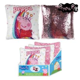 Almofada Sereia Mágica de Lantejoulas Peppa Pig 74492 Cor de rosa