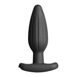 Plug Anal Médio Silicone Noir Rocker  NS6949