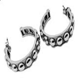 Brincos femininos  OS9OX (3 cm)